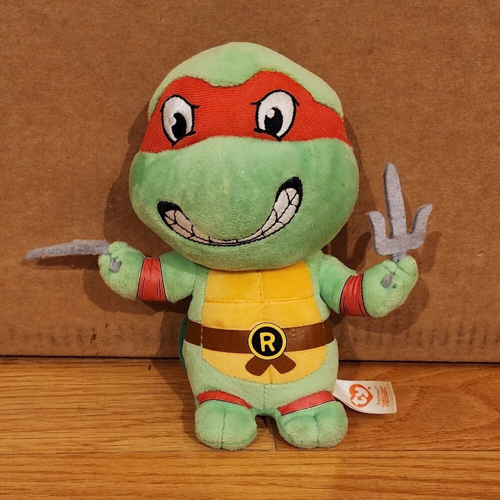 Ty "Raphael" Teenage Mutant Ninja Turltes Beanie Baby